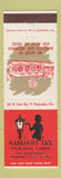 Matchbook Cover - Gaslight Inn Steak House Plantation FL