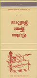 Matchbook Cover - Earl Whitley Custom Homes Reno NV VA 30 Strike