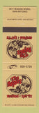 Matchbook Cover - The Bayous Seafood San Antonio TX
