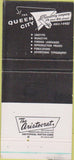 Matchbook Cover - Queen City typesetting Cincinnati OH 30 Strike