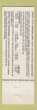 Matchbook Cover - Fashion Caps Hat Offer girlie Oxnard CA WEAR