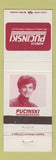 Matchbook Cover - Aurelia Pucinski Secretary of State Election IL Illinois