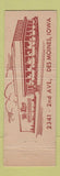 Matchbook Cover - Hi Lan Dairy Milk girlie Des Moines IA WORN