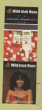 Matchbook Cover - Wild Irish Rose Liquor girlie Black Americana