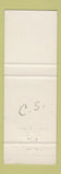 Matchbook Cover - Petit Minto Sherbrooke QC