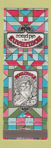Matchbook Cover - Houlihan's Old Place Kansas City Atlanta Dallas St Louis