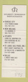 Matchbook Cover - Houlihan's Old Place Kansas City Atlanta Dallas St Louis