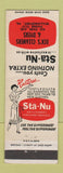 Matchbook Cover - Eck's Cleaners Sta Nu girlie Williamsport PA