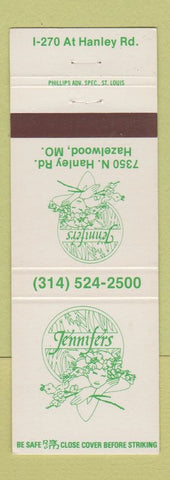 Matchbook Cover - Jennifer's Hazelwood MO girlie