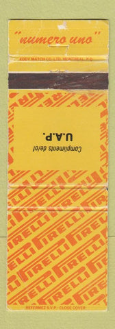 Matchbook Cover - Pirelli Tires UAP WEAR