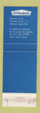 Matchbook Cover - Le Radial Canadien Tires BF Goodrich Cap de la Madeleine QC