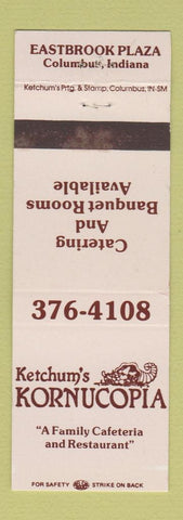 Matchbook Cover - Ketchum's Kornucopia Columbus IN