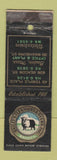 Matchbook Cover - Bailey's Cleansers Dyers Boston Watertown MA WORN