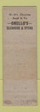 Matchbook Cover - Onello's Cleaners Dyers Honolulu TH Hawaii WEAR