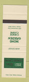 Matchbook Cover - Ming Garden Chinese Restaurant Orlando FL SAMPLE