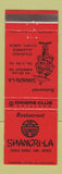 Matchbook Cover - Restaurant Shangri La Juarez Mexico Chinese