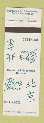 Matchbook Cover - Peking Palace Chinese Restaurant Scottsdale AZ
