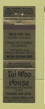 Matchbook Cover - Ti Woo House Chinese Stoney Creek ON