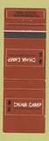 Matchbook Cover - China Camp Chinese Restaurant San Diego Sacramento CA