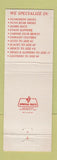 Matchbook Cover - Roms Embassy Clothes Men's Los Angeles CA