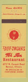 Matchbook Cover - Tai Sun Chinese Restaurant Berwyn IL