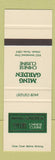 Matchbook Cover - Ming Garden Chinese Restaurant Orlando FL SAMPLE
