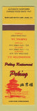 Matchbook Cover - Peking Chinese Restaurant Washington DC Fairfax VA SAMPLE