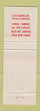 Matchbook Cover - Asia Chinese Restaurant WEAR