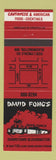 Matchbook Cover - David Fong's Chinese Restaurant Bloomington MN
