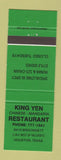 Matchbook Cover - King Yen Chinese Restaurant Houston TX