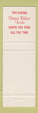 Matchbook Cover - Chinese Palace Restaurant North Olmsted OH