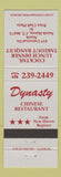 Matchbook Cover - Dynasty Chinese Restaurant North Haven CT