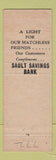 Matchbook Cover - Sault Savings Bank Sault Ste Marine MI Pickford