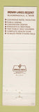 Matchbook Cover - Indian Lakes Carson Pirie Scott Bloomingdale IL