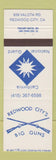 Matchbook Cover - Redwood City's Big Guns CA National Guard Redwood City CA