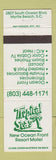Matchbook Cover - Tropical Seas Resort Motel Myrtle Beach SC