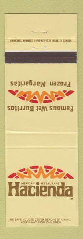 Matchbook Cover - Hacienda Mexican Restaurant