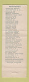 Matchbook Cover - Hilton Hotels Istanbul Hilton Turkey WEAR