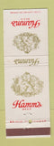 Matchbook Cover - Hamm's Beer DD Bean
