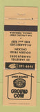 Matchbook Cover - Jack Holmes Ground Cow Restaurant Omaha NE