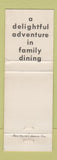 Matchbook Cover - Jack Holmes Ground Cow Restaurant Omaha NE