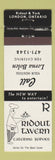 Matchbook Cover - Ridout Tavern London ON