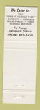 Matchbook Cover - Ridout Tavern London ON