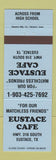 Matchbook Cover - Eustace Cafe TX