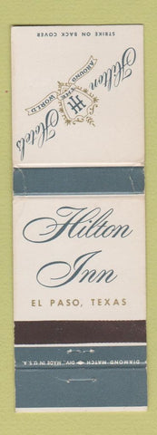 Matchbook Cover - Hilton Hotel Inn El Paso TX WEAR