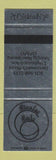 Matchbook Cover - Circles Cafe Tenafly NJ SAMPLE