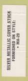 Matchbook Cover - Circles Cafe Tenafly NJ SAMPLE