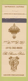 Matchbook Cover - Sheraton Palace San Francisco CA Garden Court