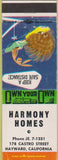 Matchbook Cover - Gourmet Hollywood Restaurant CA