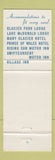 Matchbook Cover - Glacier National Park